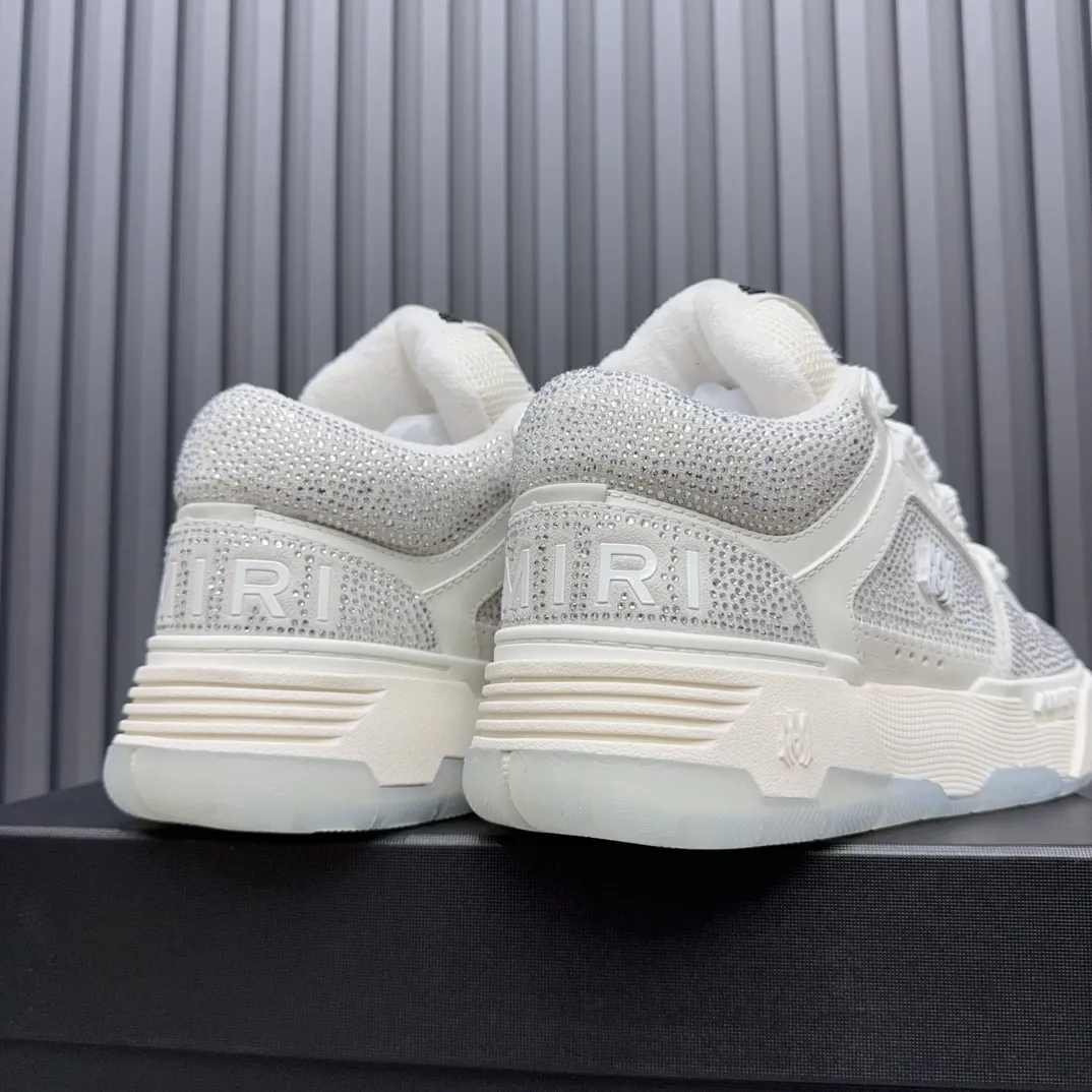 Men's shoes 💰760💰 AMIRI AMIRI fashion brand hot sale 🔥 Available all year round, couples 💑 Official website synchronization Imported fabrics 1⃣️ vs 1⃣️ replica, original factory special original sole, 35-45 (45. non-refundable)